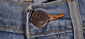 LEE spodnie BLUE jeans LOW slim POWELL _ W28 L34