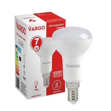 LED Żarówka VARGO R50 7W E14 4000K (V-115681)