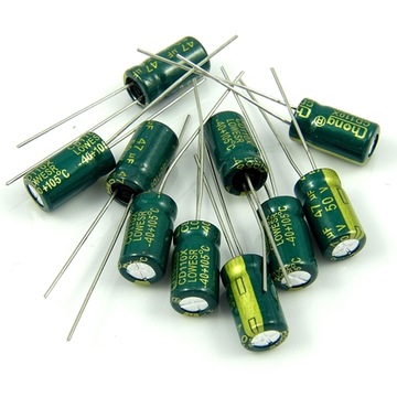 Kondensator LOW ESR 47uF / 50V 6.3x11mm x 10szt