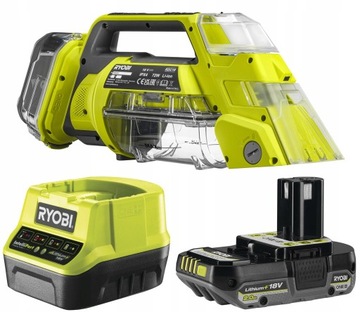 RYOBI RDC18-0 ПЫЛЕСОС ДЛЯ МОЙКИ НА АККУМУЛЯТОРЕ +2Ач 18В 480 л/мин