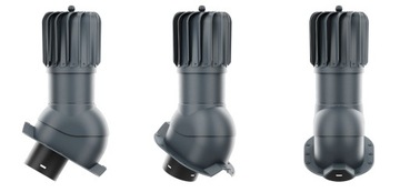 Кроно-Пласт поворотный вентиляционный дымоход ⌀150 мм