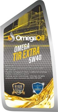 POLSKI OLEJ Omega TIR EXTRA 5W40 RIMULA DELVAC 20L