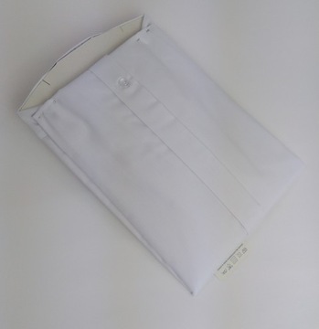 РУБАШКА ДЛЯ МАЛЬЧИКОВ, БЕЛАЯ, С ЗАКРЫТЫМИ ПУГОВИНАМИ 34/152