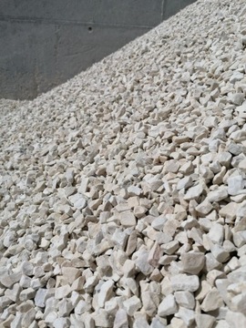 Камень декоративный Белый мрамор зернистость 8-16 мм 20кг