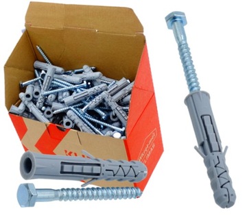 Kołek rozporowy KKX 12x60 z wkrętem 8x60 100sztuk