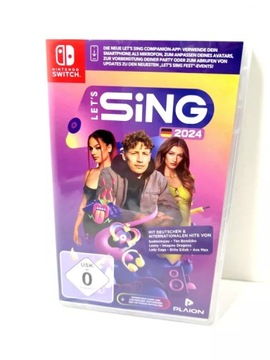 LET' S SING 2024 NIEMIECKAA WERSJA / NINTENDO SWITCH FOLIA