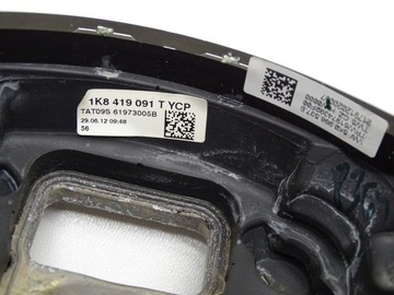 VOLANT KŮŽE MULTIFUNKCE UŘÍZNUTÁ PROŠÍVANÁ 1K8419091T VW SCIROCCO III GOLF VI