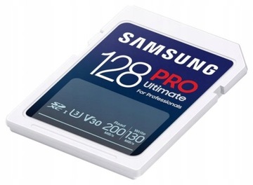 Карта памяти Samsung SD PRO Ultimate 128 ГБ MB-MY128S со считывателем