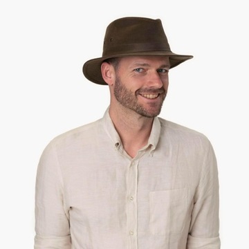 Мужская шапка Stetson Stampton Traveler с защитой от ультрафиолета, хлопок,