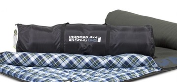 DUŻY ŚPIWÓR 235 X 100 CM DO -5 ST.C. IRONMAN 4x4