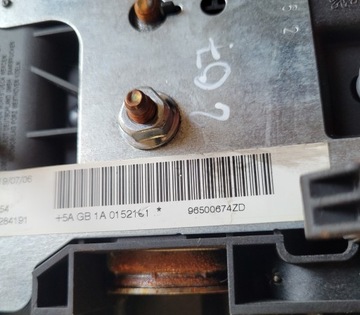 AIRBAG ULOŽENÍ ŘIDIČE PEUGEOT 207 96500674ZD