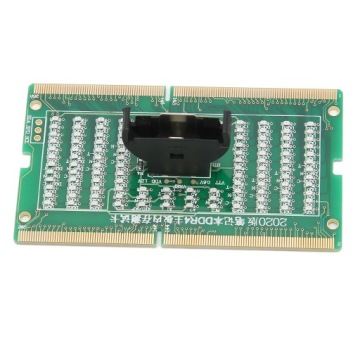 ТЕСТЕР МАТЕРИНСКОЙ ПЛАТЫ ДЛЯ НОУТБУКА DDR4 И РАЗЪЕМЫ ПАМЯТИ С ПОДСВЕТКОЙ