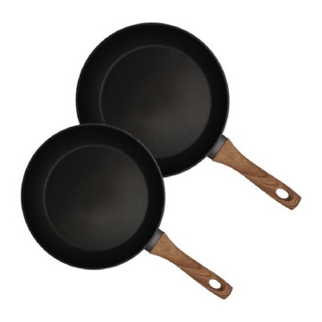 PATELNIA TRADYCYJNA POWŁOKA GRANITOWA KOMPLET PATELNI 2SZT 24/26CM