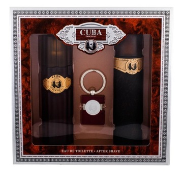 CUBA ZESTAW MEN GOLD 2SZT(ASL100+EDT100)+BRELOK GRATIS