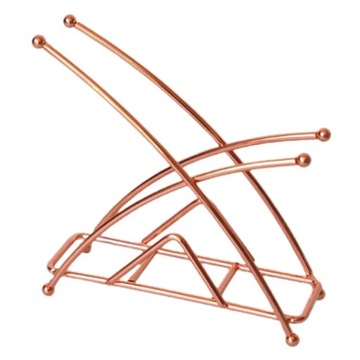 Стоящий металлический держатель для салфеток с геометрическим узором, утюг, обеденный стол, бумажное полотенце