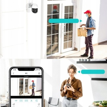 НАРУЖНАЯ ВРАЩАЮЩАЯСЯ WIFI IP-КАМЕРА 8MPx 8X ZOOM PL