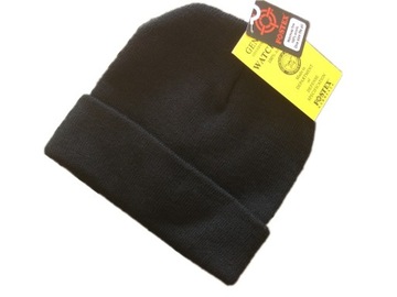 Czapka zimowa WATCH CAP Fine FOSTEX Czarny CIEPŁA