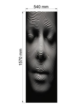 Радиатор с PICTURE ART BIG28. 545x1570