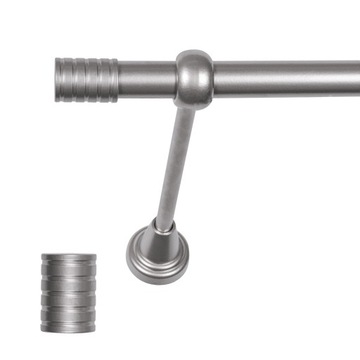 KARNISZ METALOWY FI 19 POJEDYNCZY 160 CM METAL