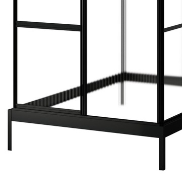 Садовая теплица, 3 секции, 2,3 м2, черная