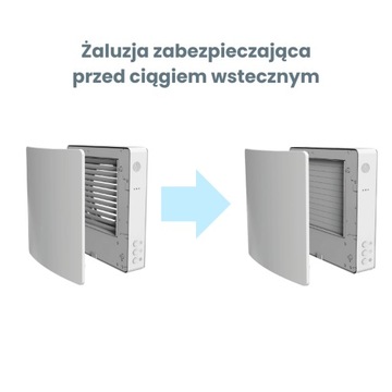 Настенный рекуператор VIHER децентрализованная вентиляция 70м3/ч LISTA-ZUM TUYA-wifi