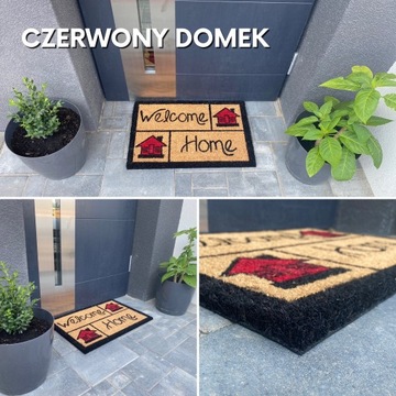 Толстый кокосовый коврик для улицы 40x60 MIX