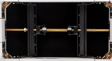 Регулируемый деревянный стул для фортепиано Thomann KB-15WHP, глянцевый белый