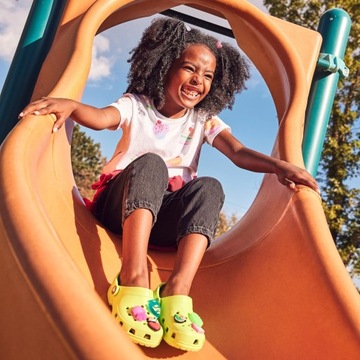 Детские шлепанцы Crocs, легкая обувь, летние сабо, классика 34-35 J3