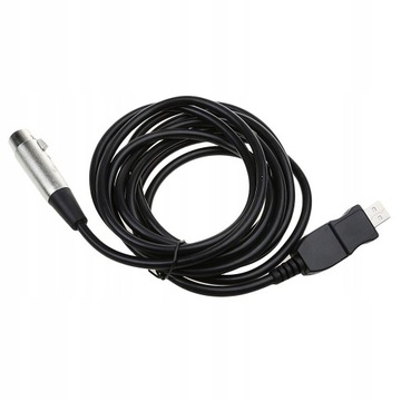 Профессиональный кабель USB «папа» — XLR длиной 300 см.