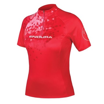 Koszulka damska Endura SingleTrack II S czerwona rozm.S