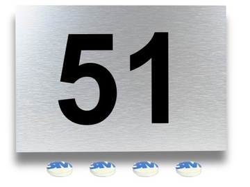 NUMER NA DOM Tabliczka adresowa | 30x20cm | Zestaw Montażowy Personalizacja