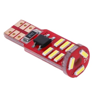 12x светодиодная лампа W5W T10 CANBUS KIT 15 SMD LEDs БЕЛЫЙ ХОЛОДНЫЙ 6500K цвет