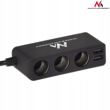 РАСПРЕДЕЛИТЕЛЬ ЗАЖИГАЛКИ ТРОЙНИКА 12-24В 2xUSB 120Вт