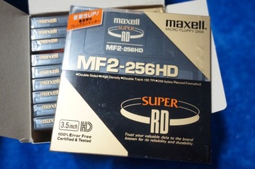 Dyskietka Maxell 2HD MF2-256HD SRD SUPER RD NOWA 1 szt