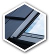 Стеклопакет FAKRO FTP-V/AN U4 78x98 + воротник THERMO RAL 7016 АНТРАЦИТ
