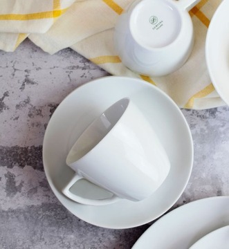 LUBIANA BEATA 12x FILIŻANKA 350ML+SPODEK 17,5CM