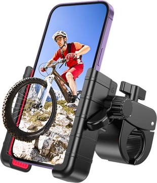 ANTY-WSTRZĄSOWY UCHWYT NA ROWER MOTOR KIEROWNICE , MOŻE OBRACAĆ 360 STOPNIE
