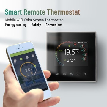 Tuya WiFi termostatu GA kolorowy ekran dotykowy