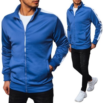 ROZPINANA BLUZA MĘSKA ZE STÓJKĄ roz. XL