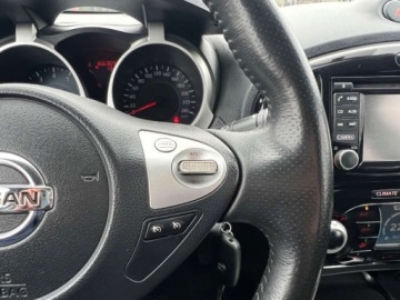 Nissan Juke I SUV Facelifting DIG-T 115KM 2015 Nissan Juke KLIMATYZACJA NAWIGACJA KAMERA SKORY TEMPOMAT EL.SZYBY SERWISOW, zdjęcie 22