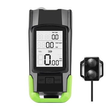 СВЕТОДИОДНАЯ ВЕЛОСИПЕДНАЯ ФАРА, БЕСПРОВОДНОЙ СЧЕТЧИК, СИГНАЛ