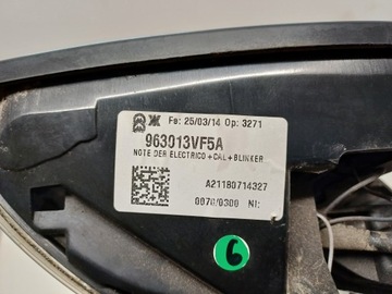 NISSAN NOTE 2 II E12 12- ZRCÁTKO PRAVÉ 7PIN