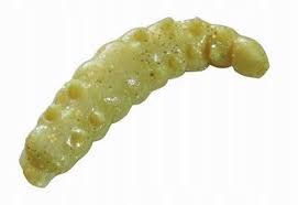 BERKLEY POWERBAIT HONEY WORM YELLOW/SCALES