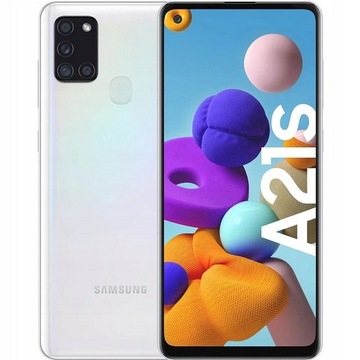 Samsung Galaxy A21S A217 BIAŁY + ETUI