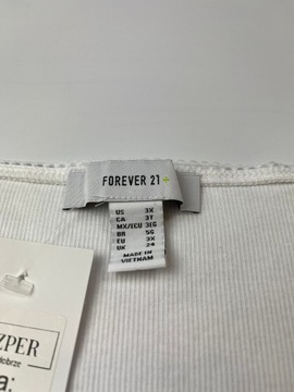 TOP damski biel bez rękawów FOREVER 21+ 3XL USA