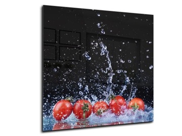 dekor szkło panel hartowany HD 60x60 pomidor