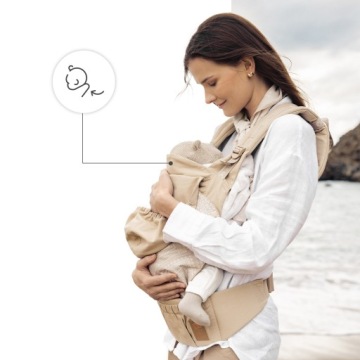 Эргономичная регулируемая переноска Kinderkraft для детей от 3 месяцев HUGGY BIZUU