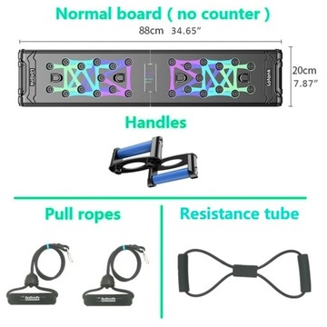 88cm Counting Push Up Board Home Gym Training Pect