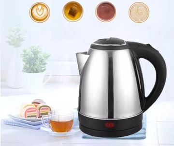 АККУМУЛЯТОРНЫЙ ЭЛЕКТРИЧЕСКИЙ ЧАЙНИК СТАЛЬ 1000ВТ 1,8Л