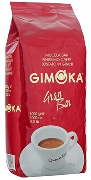 Kawa Ziarnista Gimoka Gran Bar Mieszana Włoska 1000g 1kg